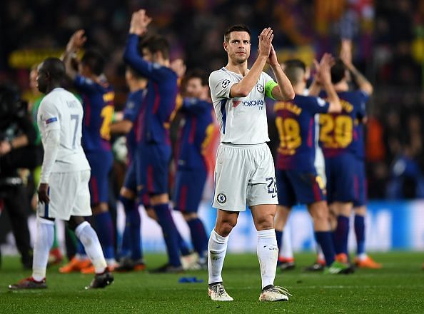 Cesar Azpilicueta's evolution through the years at Chelsea