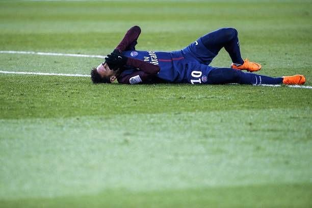 Despite netting a brace during their 5-1 victory, Neymar sustained a fractured metatarsal late in the second-half and could be sidelined for the rest of the campaign.