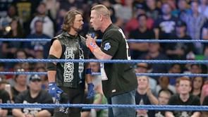 WWE News: AJ Styles comments on John Cena's triple threat match idea