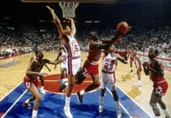 The Pistons had a special set of defensive rules for MJ but it couldn't stop him on this night.