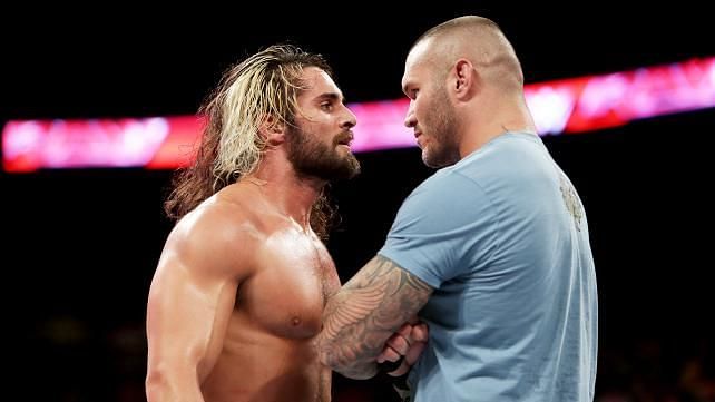 Randy Orton looking at an improved version of himself.