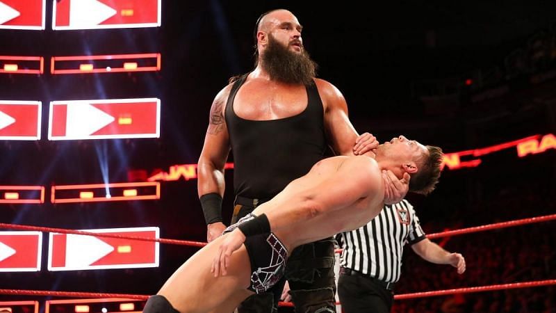 Strowman was set to challenge The Miz for the IC title at WrestleMania 34 before plans changed.