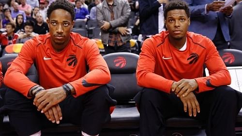 Kyle Lowry and DeMar DeRozan