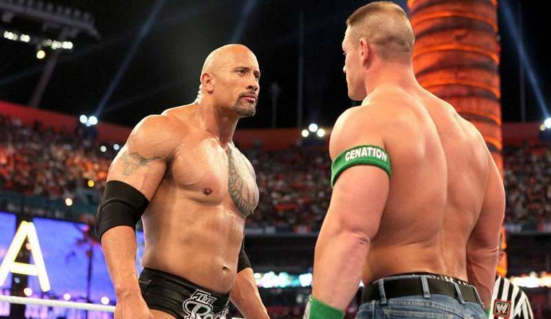 Once in a lifetime: John Cena v Rock!