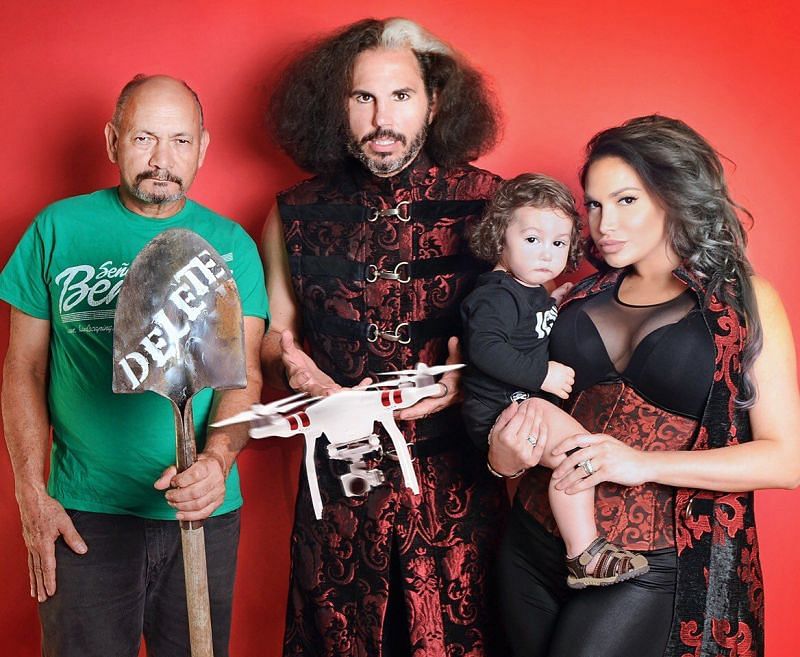 From Left: Senor Benjamin, Broken Matt Hardy, King Maxel, Reby Hardy