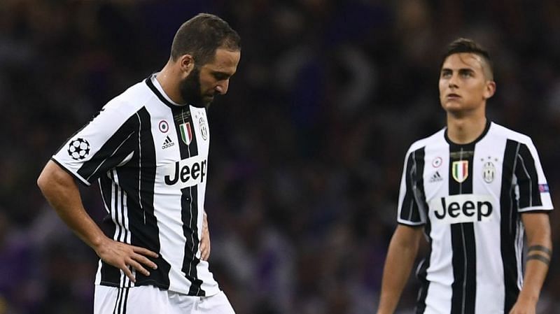 Higuain (on the left) is not at his very best this season