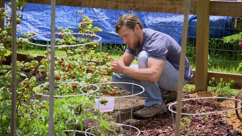 Daniel Bryan enjoys a little bit of gardening 