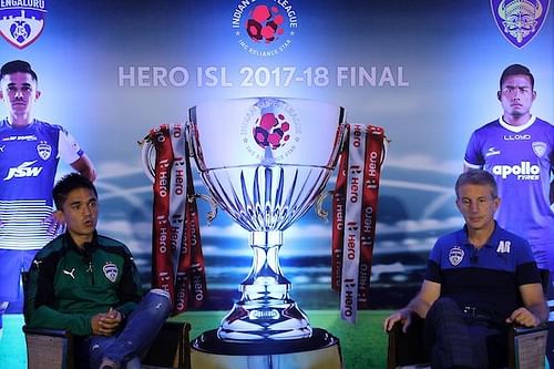 Sunil Chhetri Albert Roca Bengaluru FC Chennaiyin