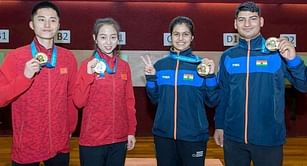 ISSF Shooting World Cup: Manu Bhaker and Om Prakash Mitharval clinch gold