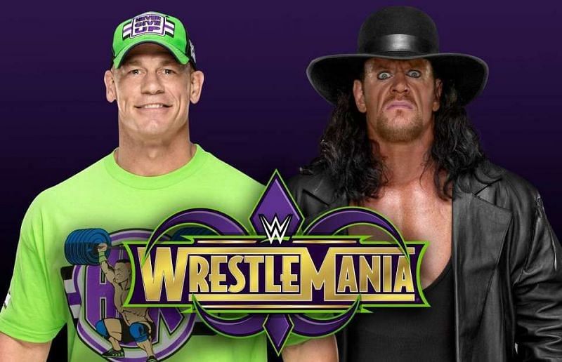 Undertaker vs. John Cena WrestleMania 34