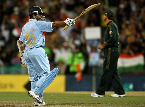 Tendulkar stood up and delivered when it mattered the most