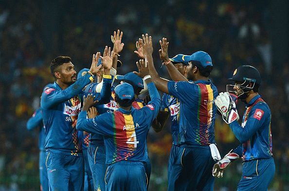 Sri Lanka won after 9 T20I matches against India