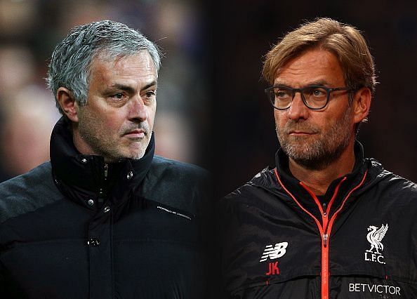 Manchester United vs Liverpool Mourinho Klopp