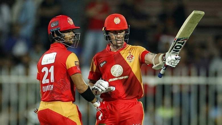 The pair reunited in the Pakistan Super League