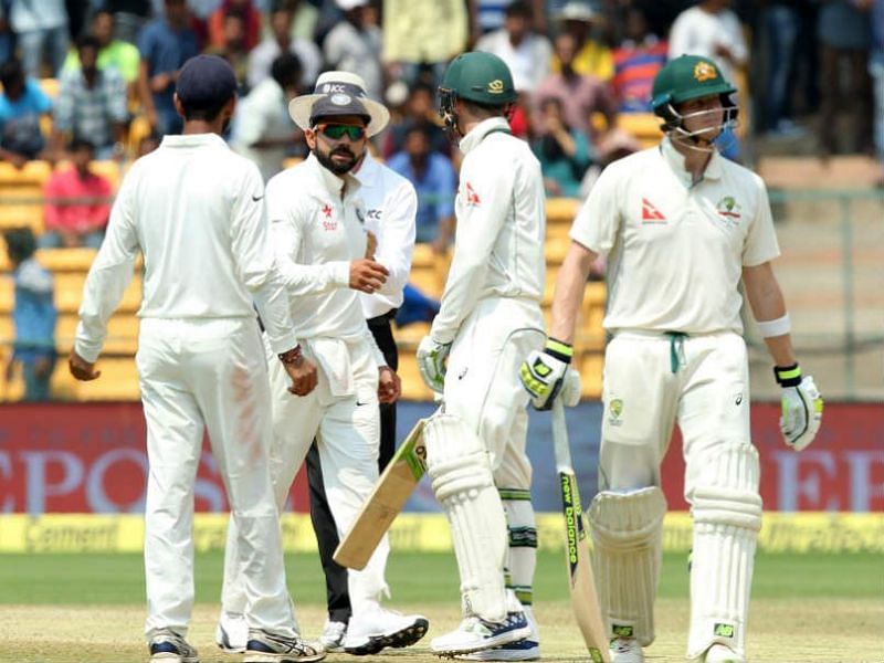 Steve Smith&#039;s &#039;brainfade&#039; during the second Test in Bengaluru did not impress Virat Kohli or the umpires