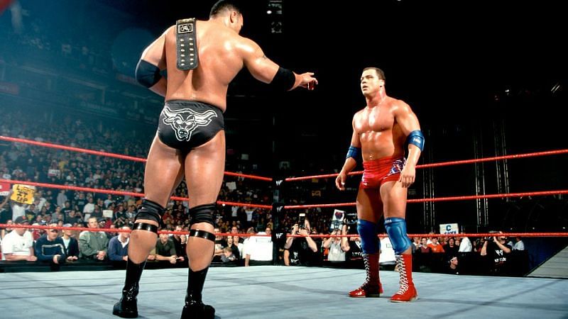 Kurt Angle won his first WWE Championship from The Rock