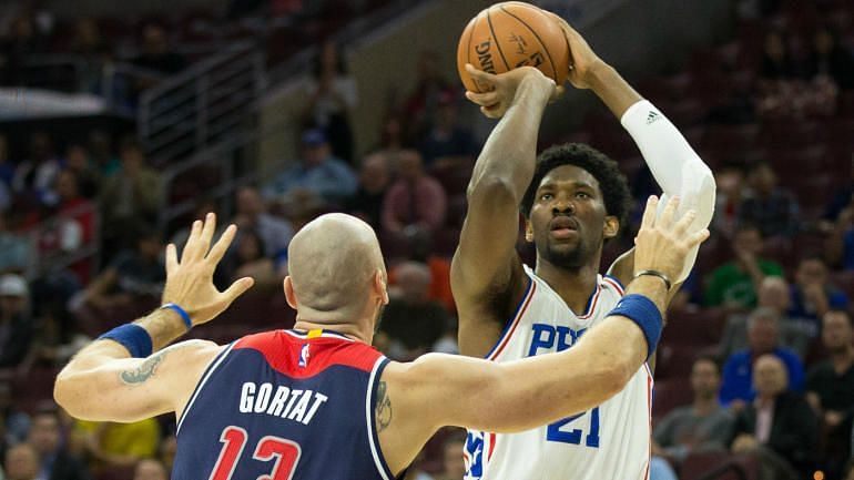 Embiid could develop into a very good three-point shooter