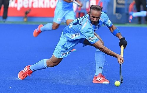 Ramandeep Singh of India at the Sultan Azlan Shah Cup