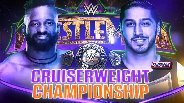 Cruiserweight Championship WrestleMania 34