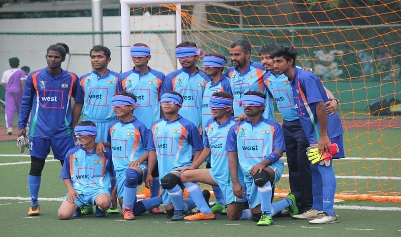 India blind football team