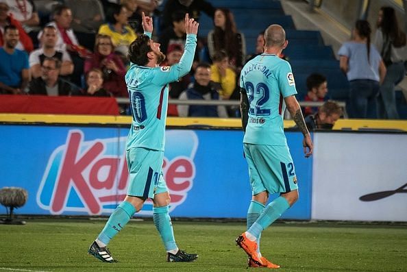 Messi scored his 23rd La Liga goal of the season