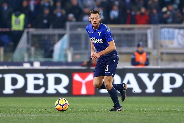 Enter capStefan de Vrij for Lazio in 2017tion