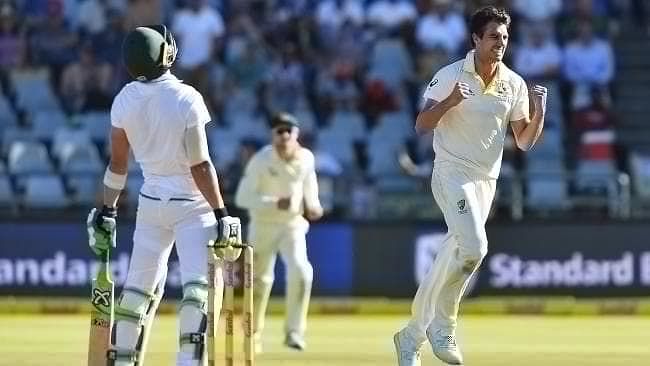 Image result for South Africa vs Australia 2018 4th Test, Day 1 Pat Cummins