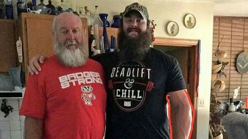 Braun Strowman with his dad