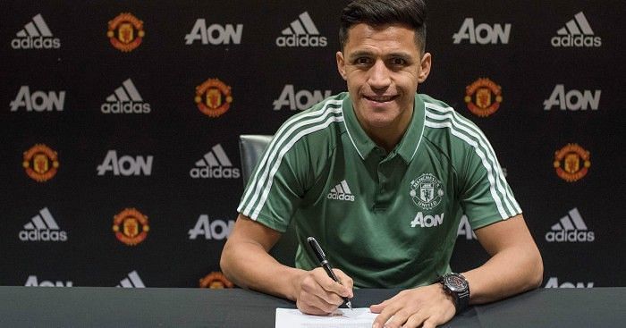 Alexis Sanchez was compared to an orange by new manager Jose Mourinho