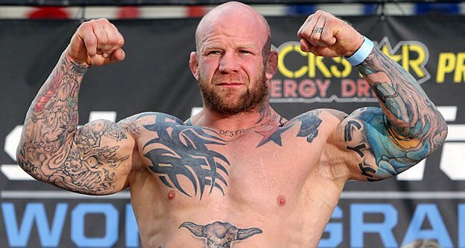 Mixed Martial Arts cage fighter Jeff Monson in the ring Stock Photo  Alamy
