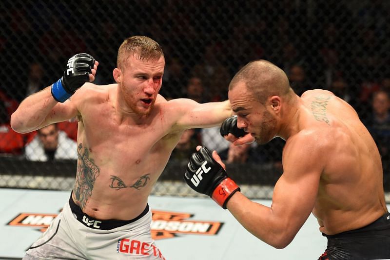 Justin Gaethje (shown here against Eddie Alvarez) may have entered the UFC a little too late