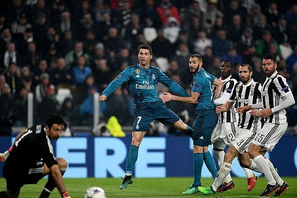 Ronaldo has now scored nine times against both Juventus and Bayern