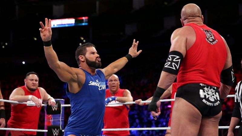Roode and HHH at Survivor Series 2017