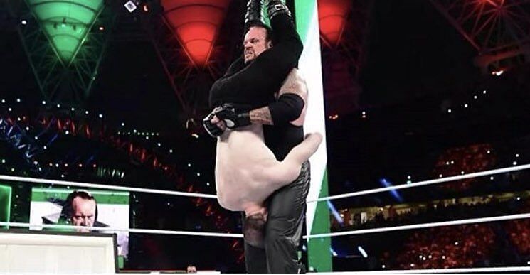 Aiden English was elated about facing The Undertaker