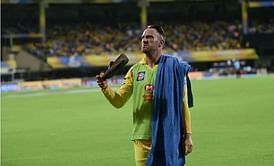 Protesters hurl shoe on to the ground during CSK-KKR match at Chepauk