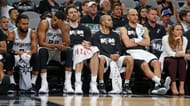 The San Antonio Spurs' bench