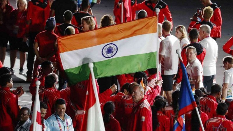 &lt;p&gt;Indian athletes attend the 2018 Commonwealth Games closing ceremony