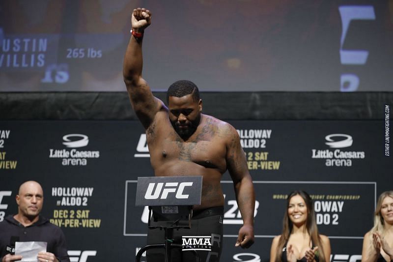 Justin Willis had a dull fight with Chase Sherman