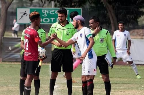 From working in a butcher's shop to captaining the Delhi Dynamos B team, Happy Singh (R) has already come a long way.