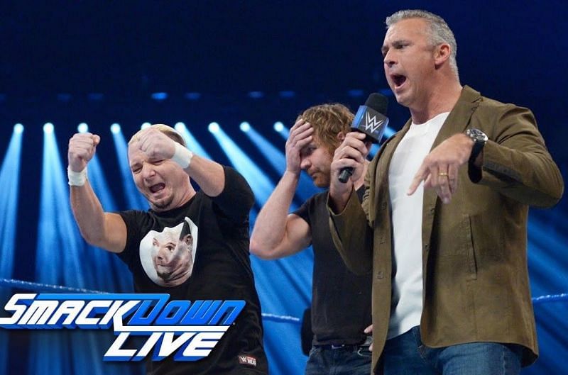 James Ellsworth (Left) recalls being praised by Shane McMahon (Right), during his stint in WWE
