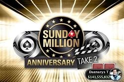 Daenarys Takes Down Sunday Million Anniversary "TAKE 2" $10M Guaranteed