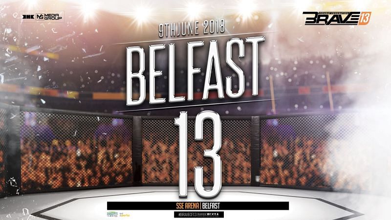 Brave Combat Federation will host the thirteenth edition on 9 June in SSE Arena in Belfast, Northern Ireland