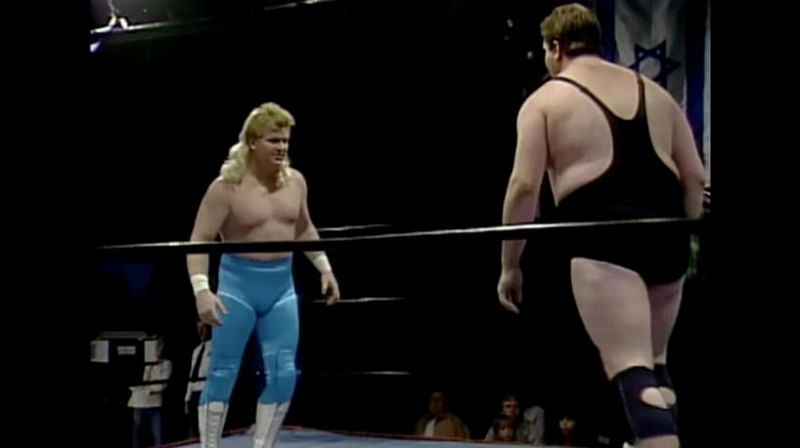 Beautiful Bobby Eaton faces off against an enhancement talent.