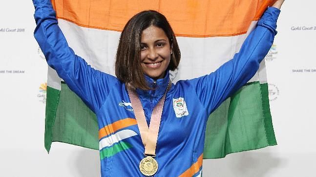 Heena Sidhu claimed two medals in the 2018 CWG