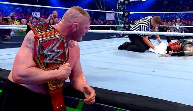 Lesnar and Reigns had a dissapointing match at WM 34