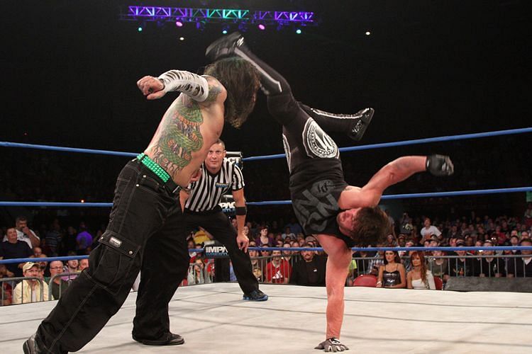 Hardy and Styles battled in Impact Wrestling