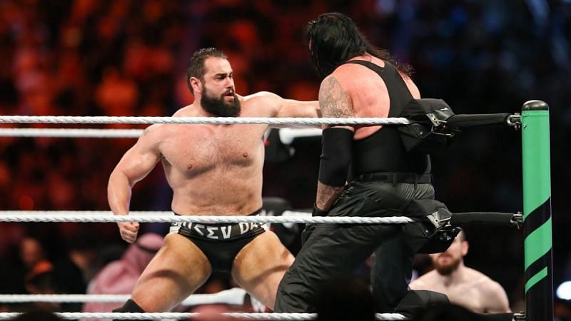 Rusev competed in a Casket match against The Undertaker