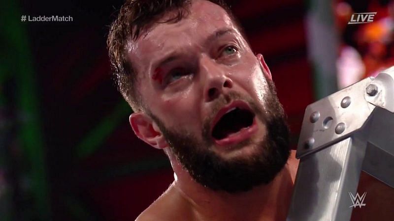 Finn Balor came off worse in the Intercontinental Championship ladder match 