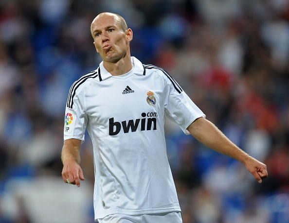 Arjen Robben had a forgettable stint at Real Madrid