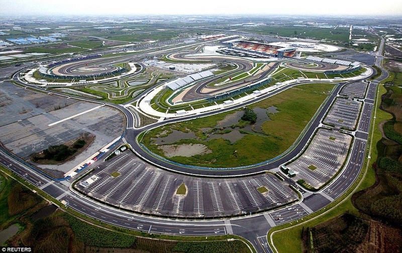Chinese GP Circuit from Above